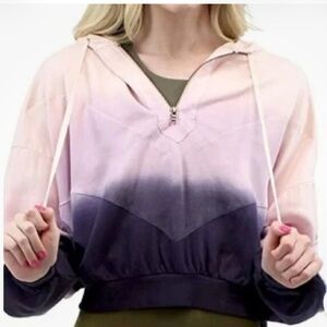 Victoria's Secret Pink and Purple Ombre Sweatshirt